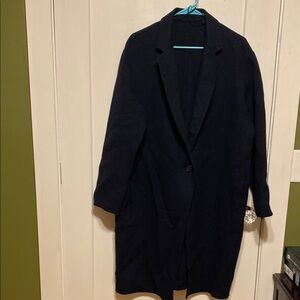 Classic Black Overcoat